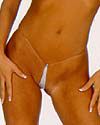 Metallic Chip Thong