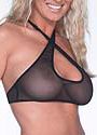 Mesh Choker Hole Top