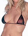 Metallic Mesh Micro Triangle Top