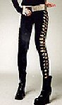 Side Braided Stretch Pants