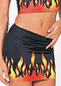 Flame Mini Skirt Set