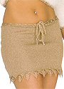 Crochet Beaded Mini Skirt