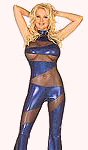 Metallic Slash Jumpsuit