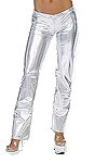 Metallic Low Rider Pants