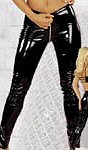 Patent Zip-up Pants
