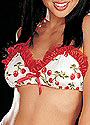 Soft Cup Lace Ruffle Bra