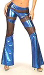 Metallic Slash Pants