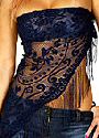 Side Tie Fringe Top