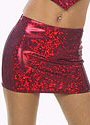 Metallic Glitter 10" Mini Skirt