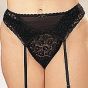 Plus Size Lace and Lycra Garter belt