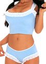 Ruffle Boy Shorts Set