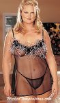 Plus Size Denier Baby Doll