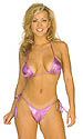 Metallic Tie-Side Bikini