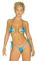 Metallic Tie-Side Bikini