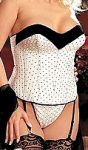 Plus Size Polka Dot Corset