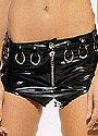 Vinyl Low Rise Shorts