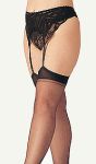 Plus Size Sheer Stretch Nylons