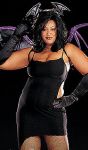 Plus Size 3 Piece "Bat Woman" Costume