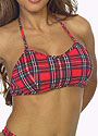 School Girl String Halter Top