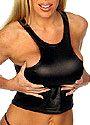 Wet-Look Skimpy Racer Back Top
