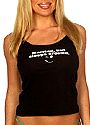 "Married, But." String Tank Cotton Tee