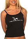 "I Fuck On The" String Tank Cotton Tee