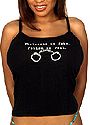 "Wholesome is Fake" String Tank Cotton Tee