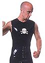 Latex Mens Muscle Tee w/Skull