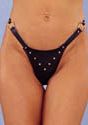 Leather Studded G-String