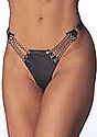 Leather and Chain Thong