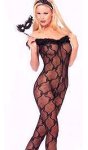 "Bow" Lace Crotchless Bodystocking