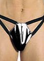 Men's Patent Thong