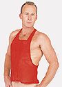 Mens Fishnet Top