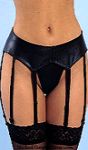 Leather 8-Strap Garterbelt