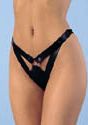 Leather Strappy Thong