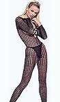 Seamless Long Sleeve Open Crotch Bodystocking