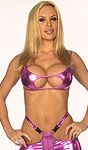 Metallic Cut Out Bra Top