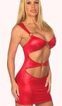 Wet Look Diamond Ring Dress