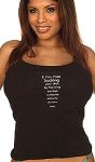 "If I'm Not Sucking Your Dick." String Tank Cotton Tee
