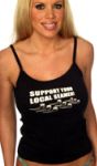 "Support Your Local" String Tank Cotton Tee