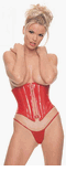 Vinyl Zipper Front Cincher V2941