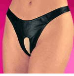 Leather Thong with Front Opening 3 101