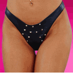 Studded Leather Thong 3 102