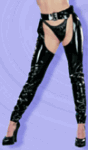Female Belted Patent "Chaps"