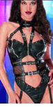 Fishnet Choker Teddy 2203