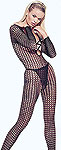 Seamless Long Sleeve Open Crotch Bodystocking