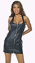 Pleather Racerback Tank Dress