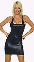 Wet-Look Racerback Dress