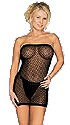 Mesh Dot Tube Dress