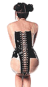Latex Belt Bottom Dress